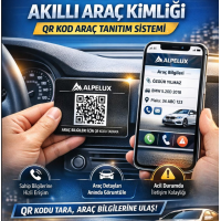 ALPELUX Akıllı Araç Kimliği – QR Kodlu Dijital Araç Bilgi Kartı